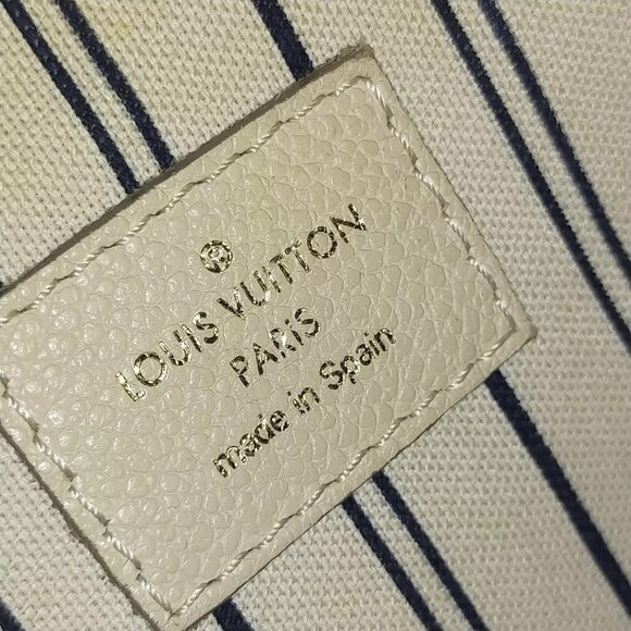 510520AX (S6) Louis Vuitton Tote Bag Citadine PM White Monogram Empreinte - Picture 7 of 9